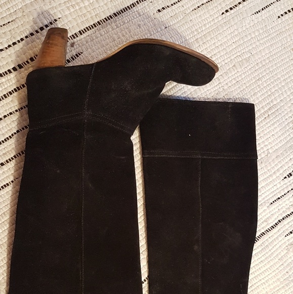 Black suede boots - Picture 5 of 5